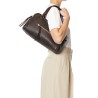 Model billede af Jerome Dreyfuss Lucky Bowling Buffalo Mocca taske