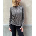 Model billede af Pomandére T-Shirt Dove Gray Stripes