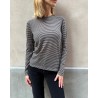 Model billede af Pomandére T-Shirt Dove Gray Stripes