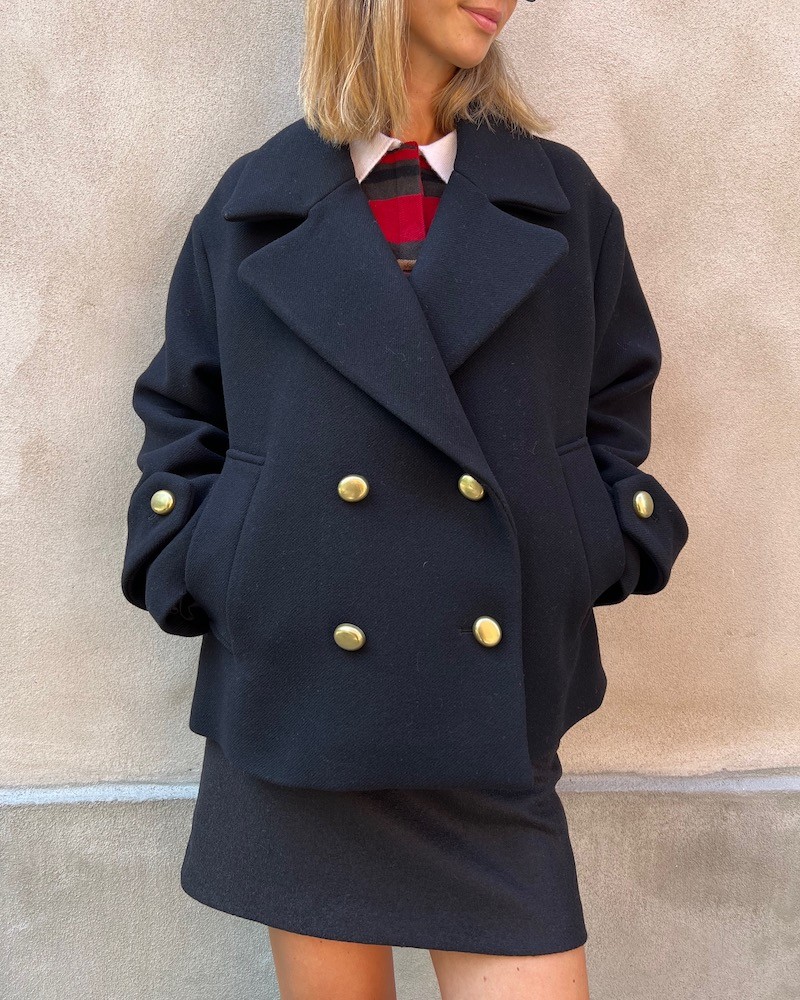 Model billede af Gerard Darel Mouna Peacoat Black