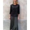 Model billede af Gerard Darel Alienor sort bluse
