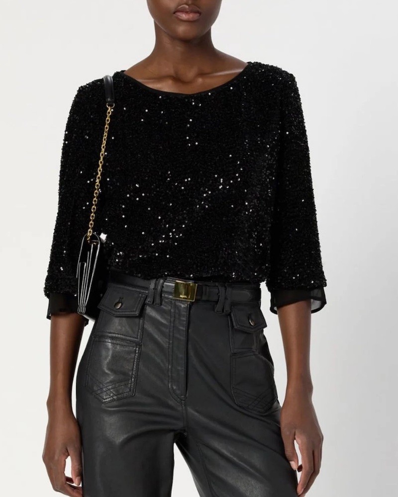 Model billede af Gerard Darel Alienor Blouse Black