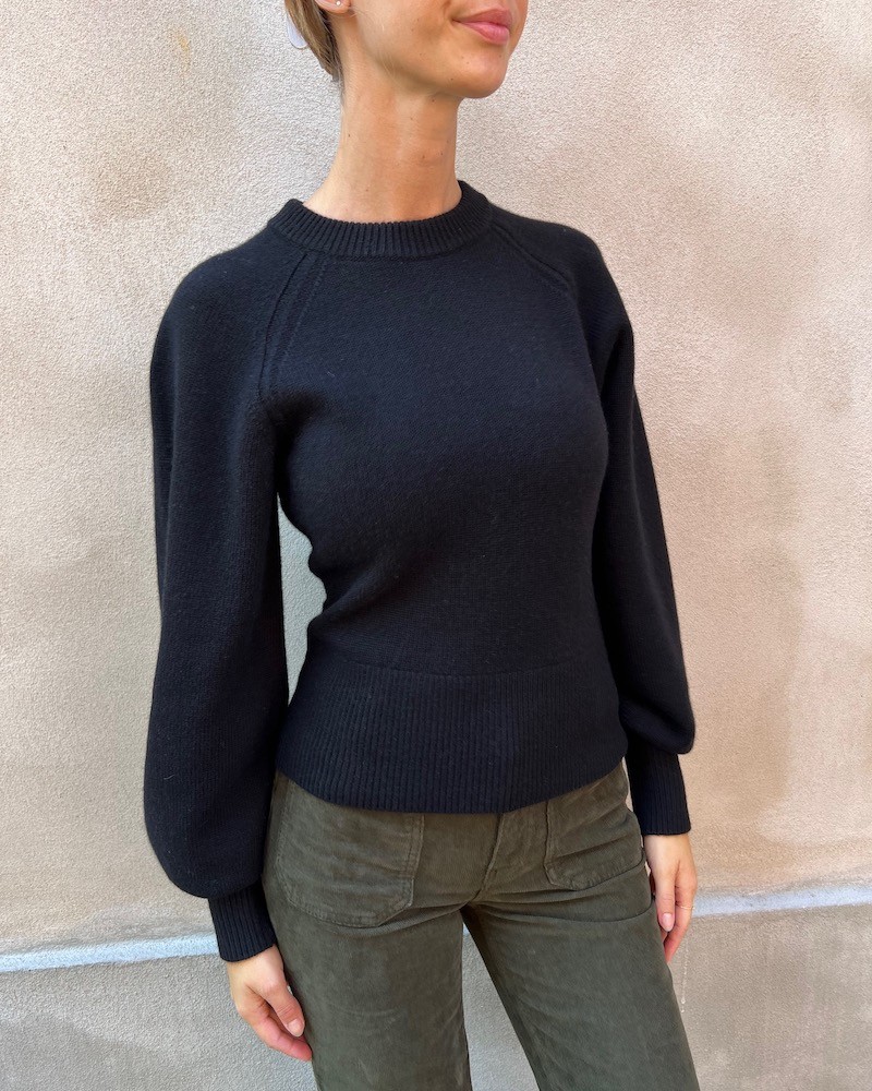 Model billede af Guest In Residence Sculpted Crew Black