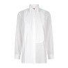 Pack shot af Britt Sisseck Tuxedo Shirt Tux Hvid Skjorte på neutral baggrund
