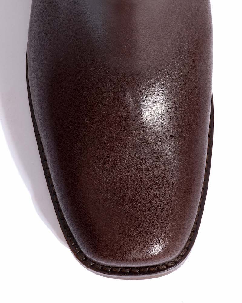 Close up af Anonymous Copenhagen Patricia Boots Coffee Brown