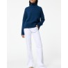 Vanessa Bruno Malo Turtleneck Petrol sweater på model