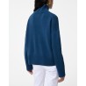 Vanessa Bruno Malo Turtleneck Petrol på model set bagfra