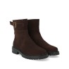 Pack shot af Angulus 7865 Boot W/Buckle Suede Dark Brown