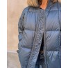 Close up af Lempelius Nal Down Jacket Iron Grey