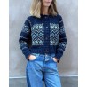 Model billede af Vanessa Bruno Damas Cardigan Marine Multi