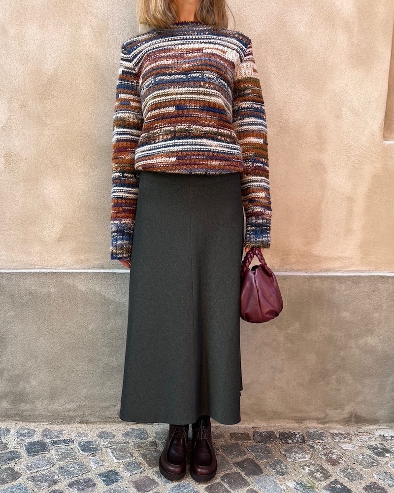 Model billede af Vanessa Bruno Boushra Skirt Khaki nederdel
