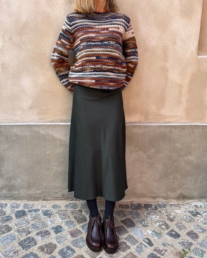 Model billede af Vanessa Bruno Boushra Skirt Khaki nederdel