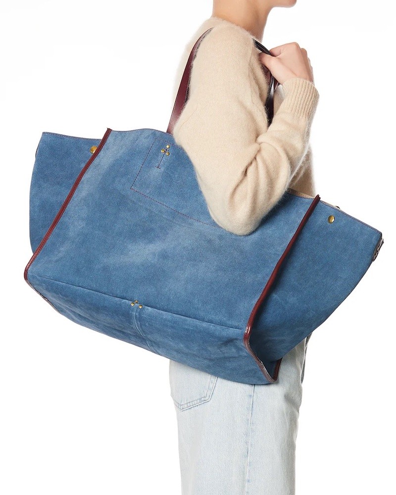 Jerome Dreyfuss Leon L Split Suede Jeans på model