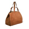 Pack shot af Jerome Dreyfuss Leon L Split Suede Caramel stor tote taske