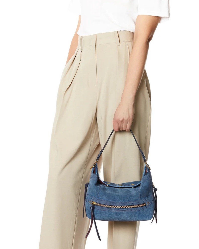 Model billede af Jerome Dreyfuss Lucky Hobo Split Suede Jeans