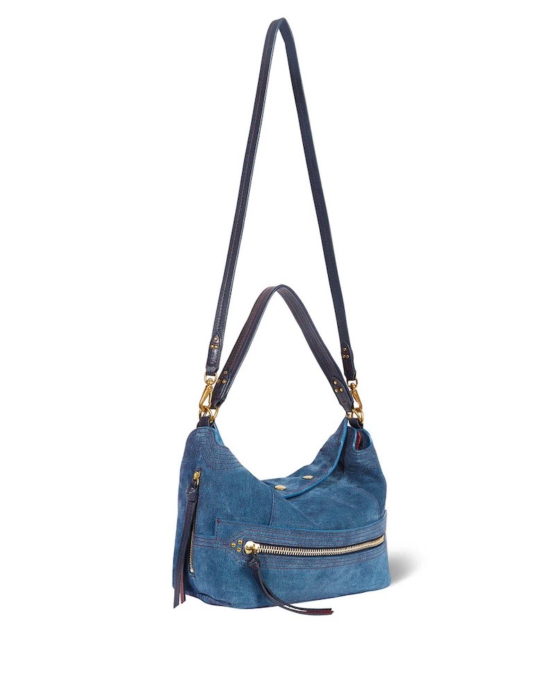 Pack shot af Jerome Dreyfuss Lucky Hobo Split Suede Jeans med lang crossbody rem