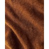 Close up af Apof Gerda Vest Cobber Brown strik vest