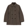 Pack shot af Apof Drew Herringbone Uld Jakke på neutral baggrund