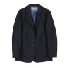 Pack shot Apof Ragnhild Tweed  Blue Blazer på neutral baggrund