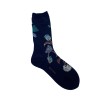 Pack shot af Antipast AM-805 Bouquet Tulip Socks Black på hvid baggrund