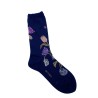 Pack shot af Antipast AM-805 Bouquet Tulip Navy Strømper på hvid baggrund