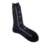 Pack shot af Antipast AM-486B Like A Jewelry Socks Dark Brown på neutral baggrund