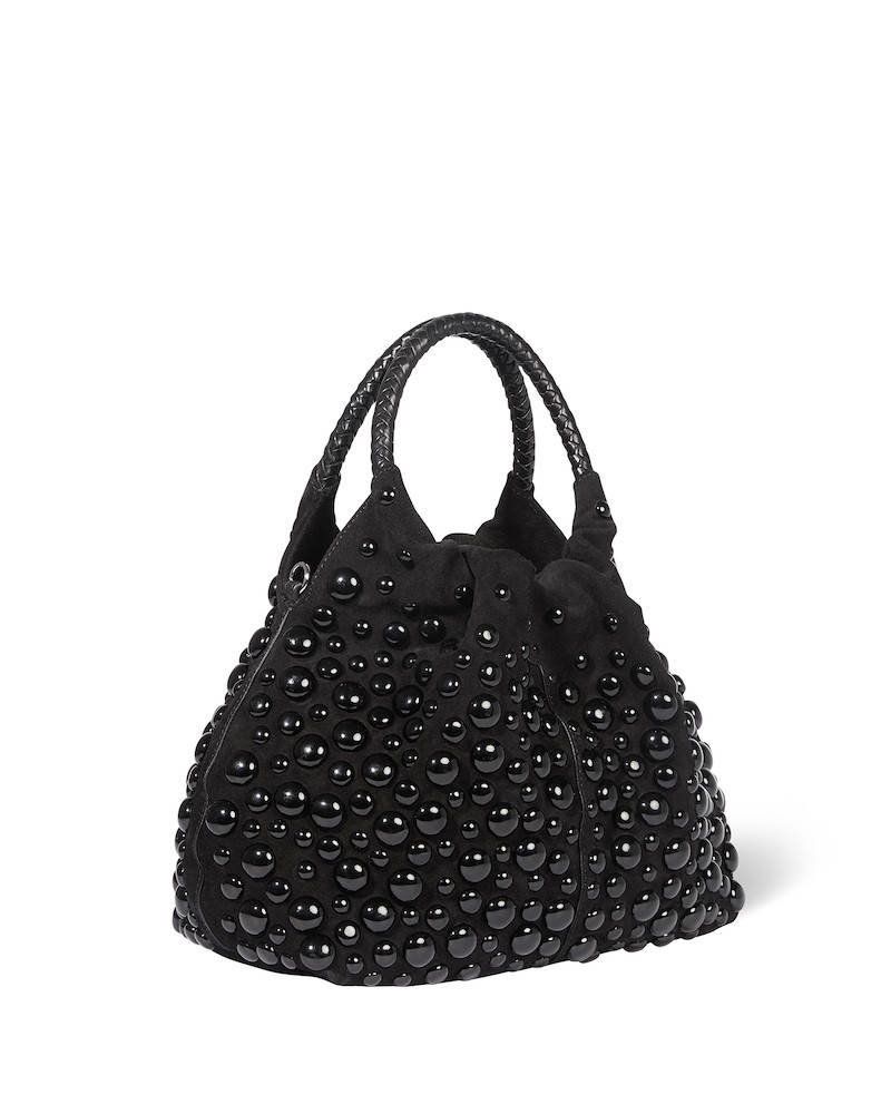 Pack shot af Jerome Dreyfuss Gordi M Split Suede Black på neutral baggrund