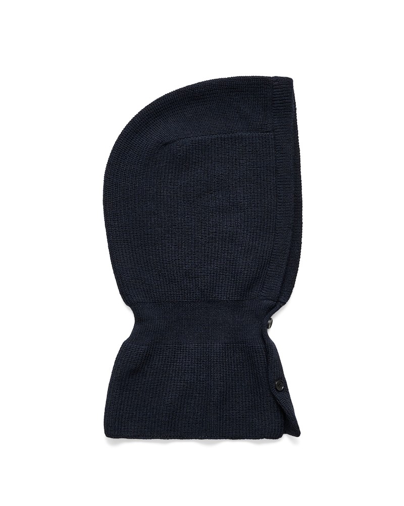 Pack shot af Aiayu Cindy Balaklava Black Navy på neutral baggrund