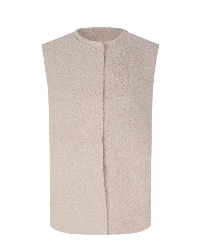 Pack shot af Benedikte Utzon Heidis Vest Beige Rulam
