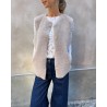 Benedikte Utzon Heidis Beige Rulamsvest på model