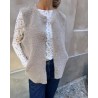 Benedikte Utzon Heidis Beige rulamsvest på model