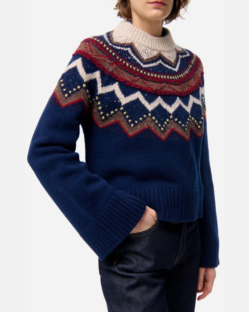Model billede af Vanessa Bruno Fenicia Sweater Marine
