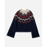 Pack shot af  Vanessa Bruno Fenicia Sweater Marine på neutral baggrund