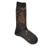 Pack shot af Antipast AM-806 Wind & The Acorn Tree Socks Dark Brown Strømper på hvid baggrund