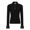 Pack shot af Leveté Room Obi 1 Cardigan Black på neutral baggrund