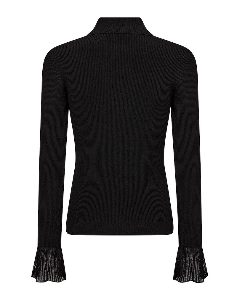 Pack shot af Leveté Room Obi 1 Cardigan Black bagfra