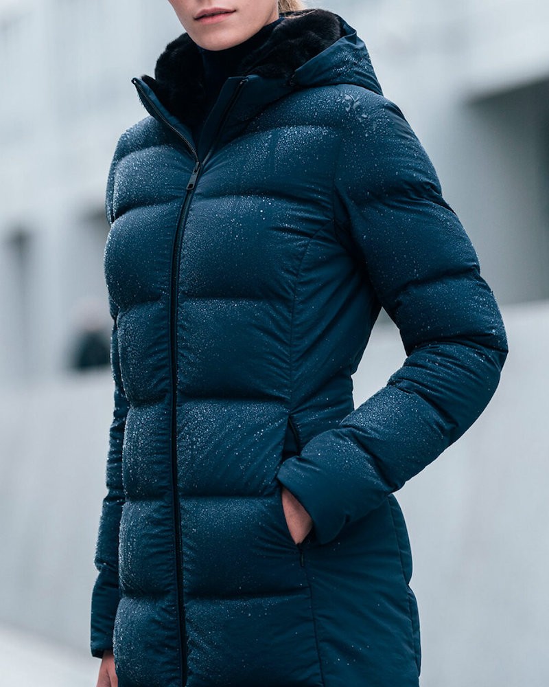 Model billede af UBR Enigma Parka Navy dunjakke