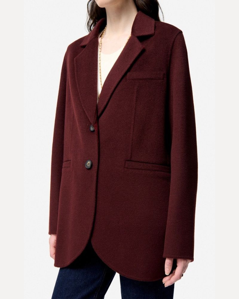 Model billede af Vanessa Bruno Marc Blazer Bordeaux