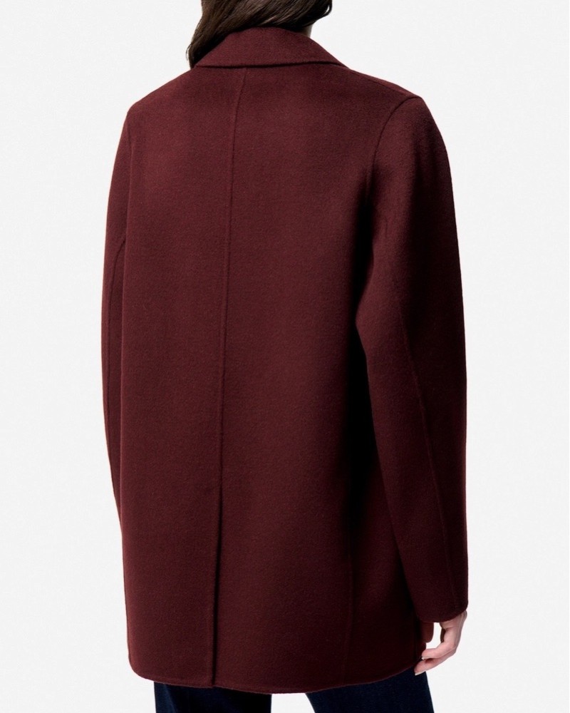 Vanessa Bruno Marc Uld Blazer Bordeaux på model set bagfra
