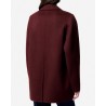Vanessa Bruno Marc Uld Blazer Bordeaux på model set bagfra
