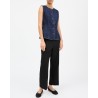 Mode billede af Skall Studio Tammy Indigo Blue denim vest
