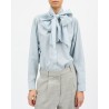 Model billede af Skall Studio Dalia Bow skjorte med sløjfe