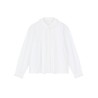Pack shot af Skall Studio Lulu Shirt Optic White på neutral baggrund
