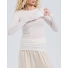 Model billede af Seamless Basic Elvira Offwhite Ecru