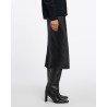 Dorothee Schumacher Sense Of Shine Skirt Pure Black sort nederdel på model