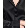 Close up af Dorothee Schumacher Sense Of Shine Blouse Pure Black