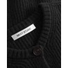 Close up af MKDT Studio Thilda Yak Cardigan Black