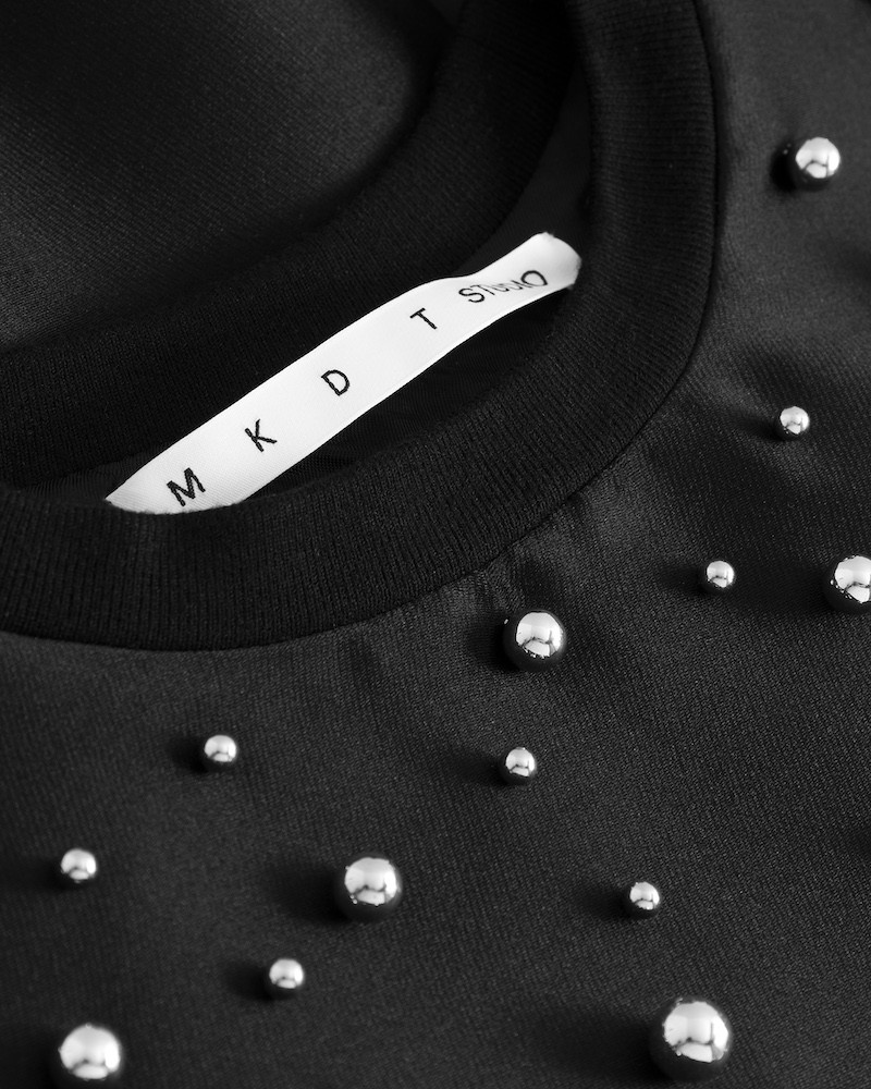 Close up af MKDT Studio Teagan Atelier Silk Tech Black