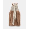 Pack shot af Dorothee Schumacher Graphic Dreams Top Brown Big Tie