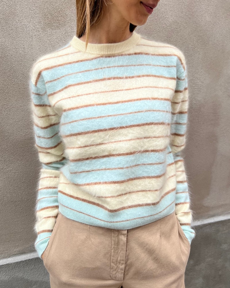 Model billede af Guest In Residence Grizzly Stripe Seaglass Combo